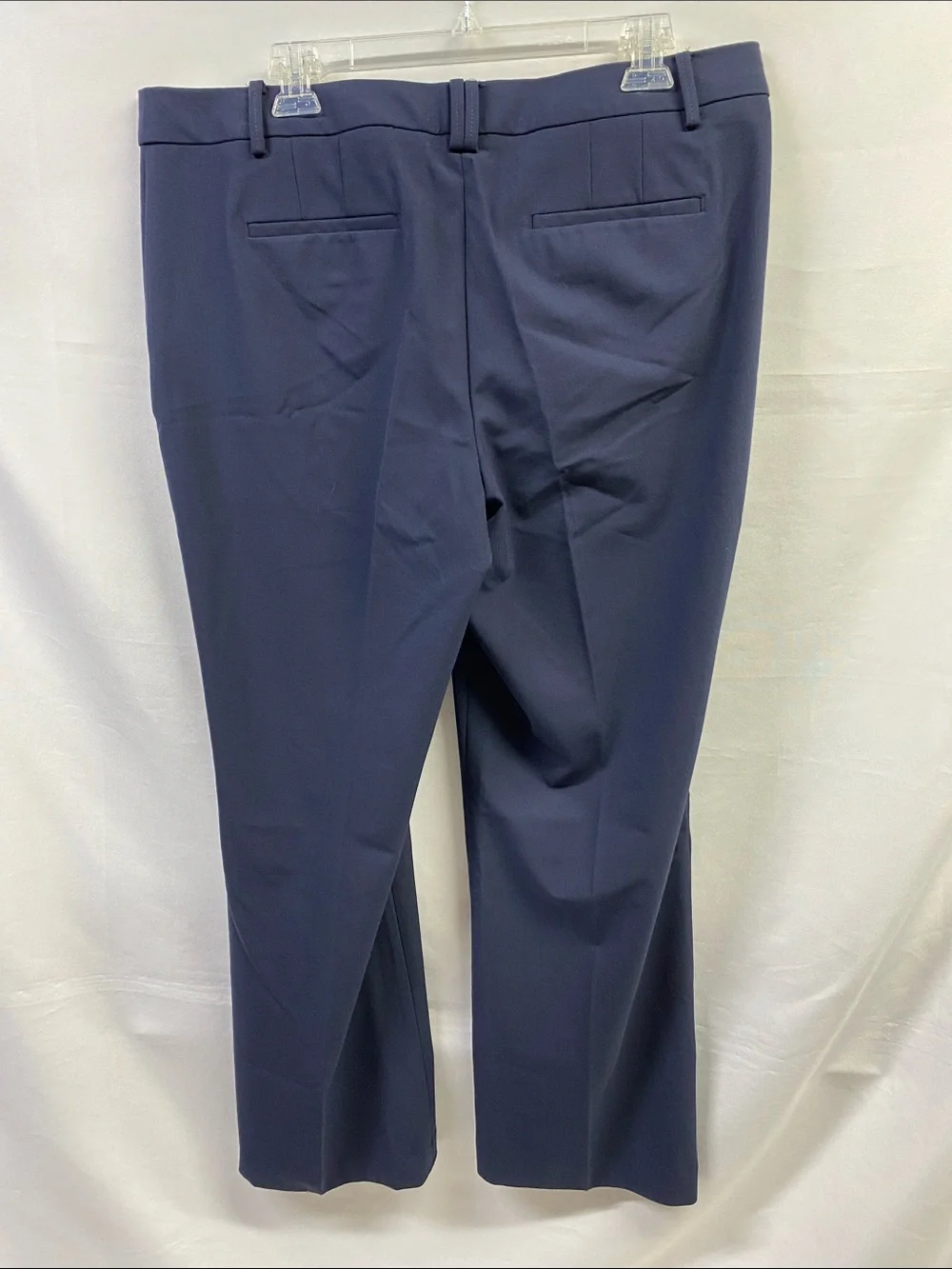 Talbots Windsor Women's Navy Straight-Leg Trousers Size 14 NWT